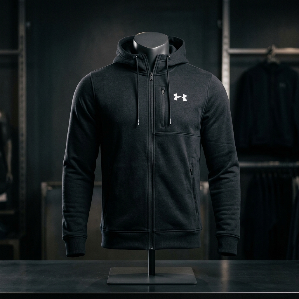Campera Hoodie Under Armour Fleece Negro