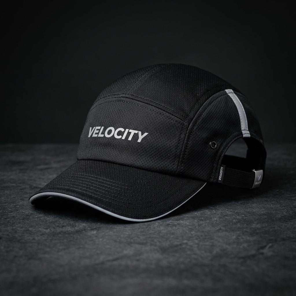 Gorra Deportiva Run Mesh Negra
