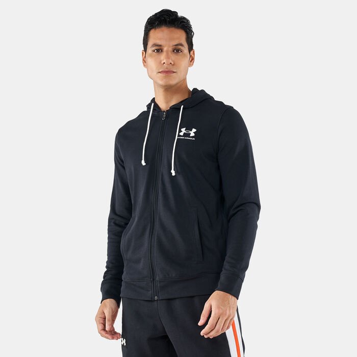CAMPERA UA RIVAL TERRY BLK