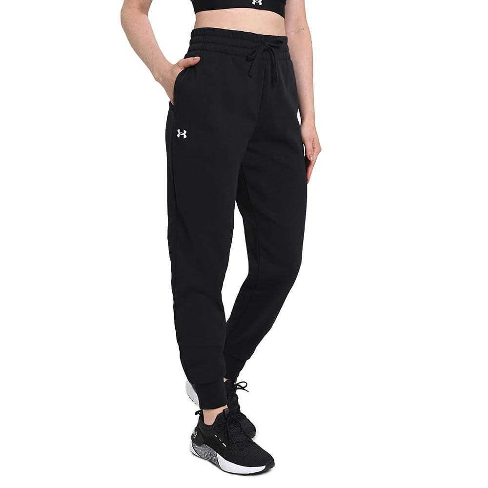 PANTALON UA FLEECE JOGGER BLK