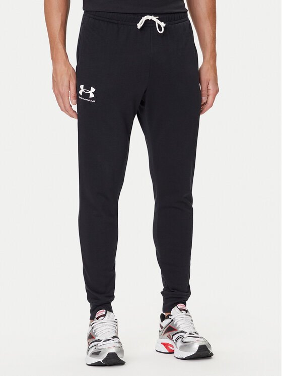 JOGGER UA RIVAL TERRY BLK